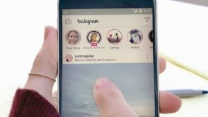 Imagem da interface do aplicativo Instagram